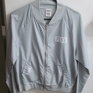 Light Blue Victorias Secret Pink Windbreaker